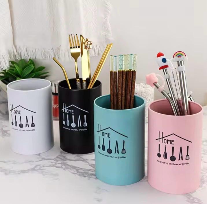 Metal Design Chopstick Holder, Creative Kitchen Tableware Spoon Holder, Chopstick Storage Barrel Metal Design Chopstick Holder, Creative Kitchen Tableware Spoon Holder, Chopstick Storage Barrel